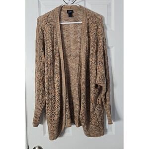 Daytrip Womans Cardigan Sweater Size Large light browns